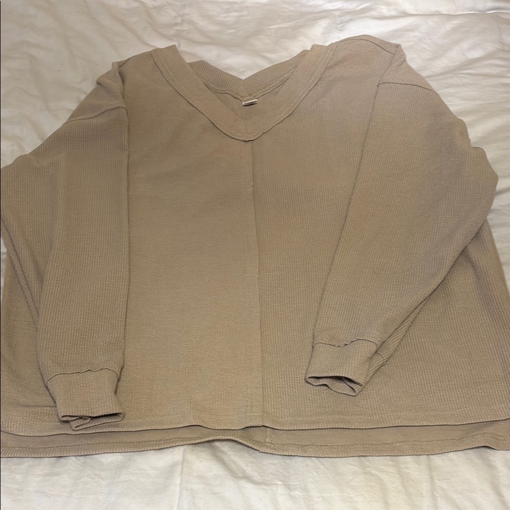 Women's Tan Sweater